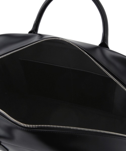 ADAM ET ROPE'（アダムエロペ）の「【再入荷】・【サステナブル】ロゴボストンビッグバッグ（ボストンバッグ・レディース・ブラック/シルバー・FREE）」の5枚目の写真