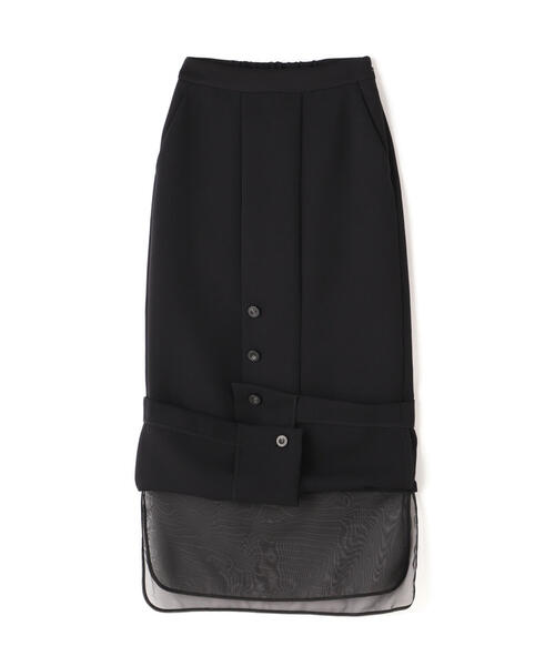 UN3D.（アンスリード）の「UN3D./アンスリード/SHEER LAYERED SK/シアーレイヤードスカート（スカート・レディース・ベージュ/ブラック・36）」の21枚目の写真