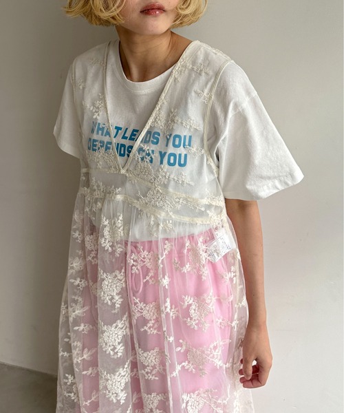 PILIT（ピリット）の「カラフルコンパクトTee（Tシャツ/カットソー・レディース・オフホワイト/ブルー/ネイビー/イエロー/レッド・MEDIUM）」の8枚目の写真