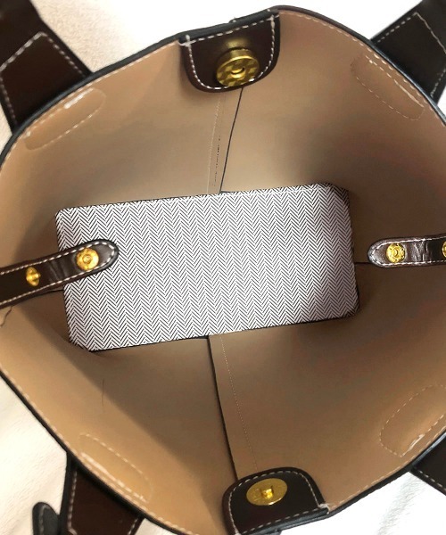 Miniministore（ミニミニストア）の「ショルダーバッグ ポーチ付き 大容量（ショルダーバッグ・レディース・ブラック/ブルーグレー/ダークベージュ・FREE）」の11枚目の写真
