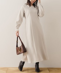 COHINA | シームデザインスポンディッシュワンピース 【低身長・小柄女性】(ワンピース)