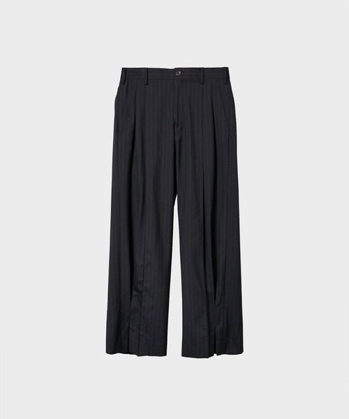 KHOKI 25SS Pinstripe-pattern pants スラックス コッキ KHOKI 2025SS Pinstripe-pattern pants ピンストライプ