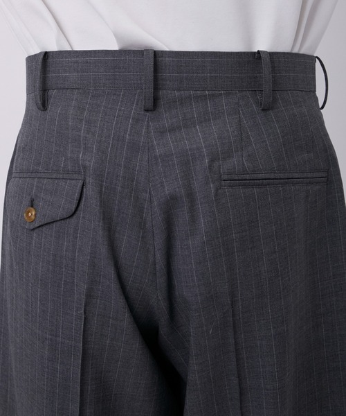 KHOKI / コッキ】Pinstripe-pattern pants（Tシャツ/カットソー