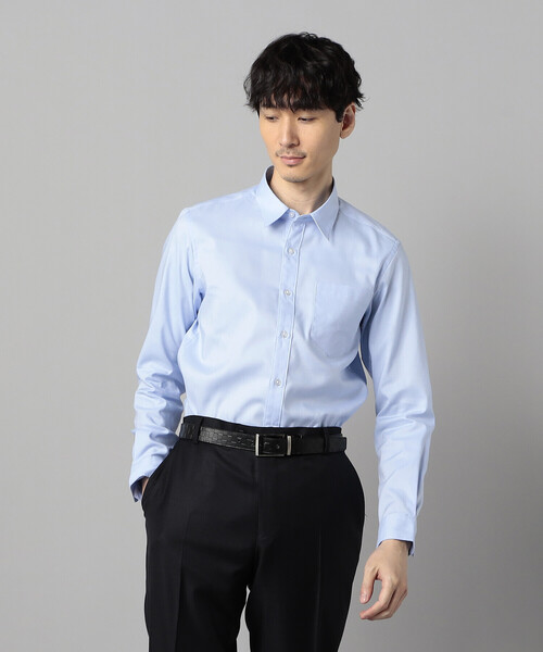 COMME CA MEN(コムサメン)の「コットンオックス レギュラーカラーシャツ(シャツ/ブラウス・メンズ・サックスブルー/グレー・L/M)」の11枚目の写真