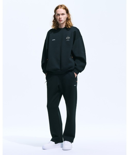 TECH SWEAT TEAM FLAT HEM BAGGY PANTS（その他パンツ）｜F.C.Real