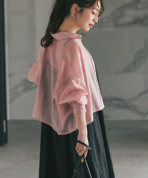 【名品・新色登場！】シアークロップドシャツ La boutique BonBon｜【名品・新色登場!】シアークロップド