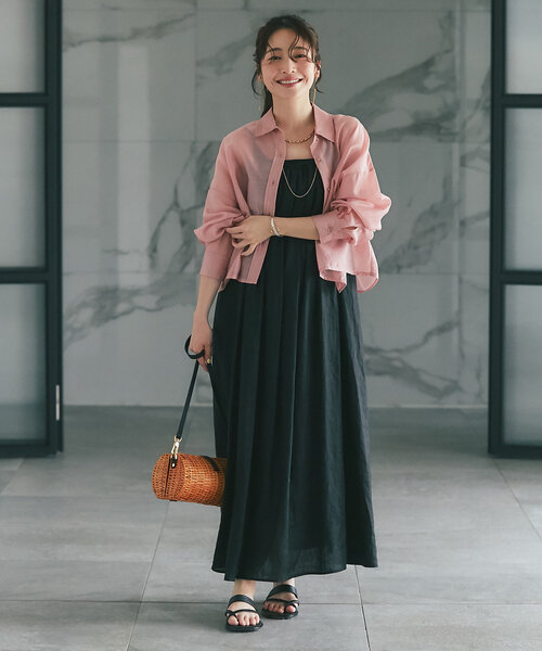 La boutique BonBon シアークロップドシャツ La boutique BonBon｜【名品・新色登場!】シアークロップド