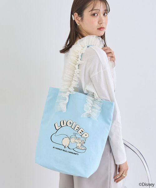 セール】シンデレラ/チュールフリルトートバッグ（トートバッグ