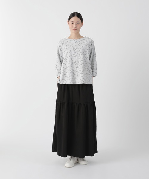 Plantation(プランテーション)の「コンフェッティPT / カットソー / (O)(Tシャツ/カットソー・レディース・ホワイト/ネイビー/ライトブラウン・M size/L size)」の4枚目の写真