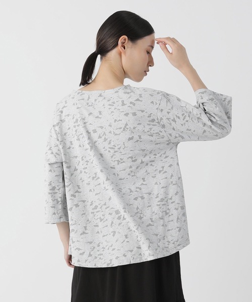 Plantation(プランテーション)の「コンフェッティPT / カットソー / (O)(Tシャツ/カットソー・レディース・ホワイト/ネイビー/ライトブラウン・M size/L size)」の5枚目の写真