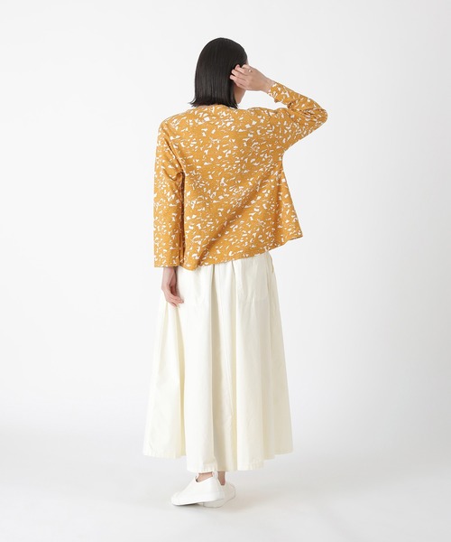 Plantation(プランテーション)の「コンフェッティPT / カットソー / (O)(Tシャツ/カットソー・レディース・ホワイト/ネイビー/ライトブラウン・M size/L size)」の9枚目の写真