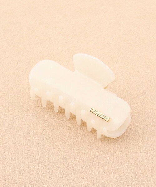 NOLLEY’S(ノーリーズ)の「ヘアクリップ(バレッタ/ヘアクリップ・レディース・ホワイト/イエロー系その他3/ブラウン・FREE)」の1枚目の写真