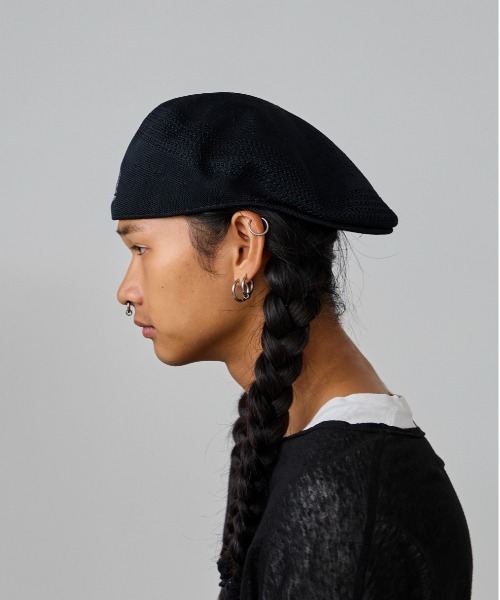 KANGOL(カンゴール)の「KANGOL TROPIC 504 VENTAIR / カンゴール(ハンチング/ベレー帽・レディース・ライトグリーン/オレンジ/ベージュ/ブラック/ピンク/ホワイト/ライトグレー/ブラック×ゴールド/ネイビー/レッド/ダークパープル/セージグリーン/ブルー・SMALL/XX-LARGE/X-LARGE/MEDIUM/LARGE)」の17枚目の写真