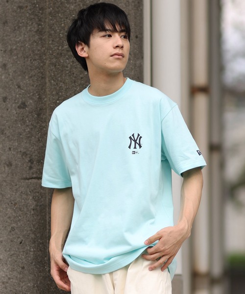 NEW ERA(ニューエラ)の「NEW ERA/ニューエラ 半袖Tシャツ バックプリント 14410091/14410092/14410093(Tシャツ/カットソー・メンズ・ネイビー/ライトブルー/ホワイト・XXL/M/L/XL)」の10枚目の写真