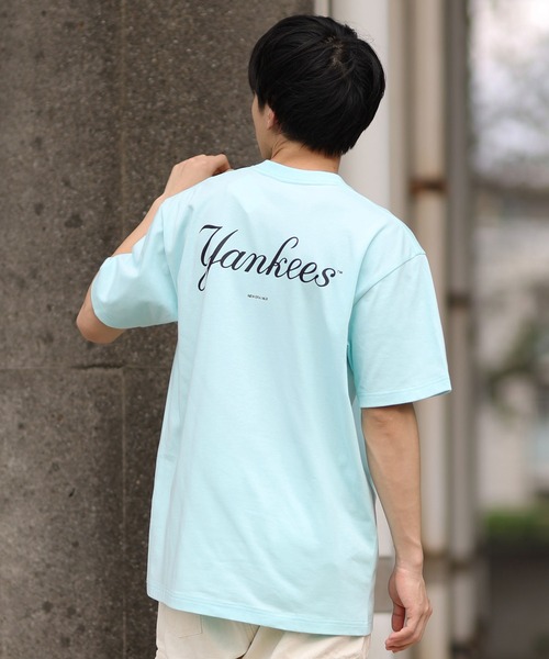 NEW ERA(ニューエラ)の「NEW ERA/ニューエラ 半袖Tシャツ バックプリント 14410091/14410092/14410093(Tシャツ/カットソー・メンズ・ネイビー/ライトブルー/ホワイト・XXL/M/L/XL)」の12枚目の写真