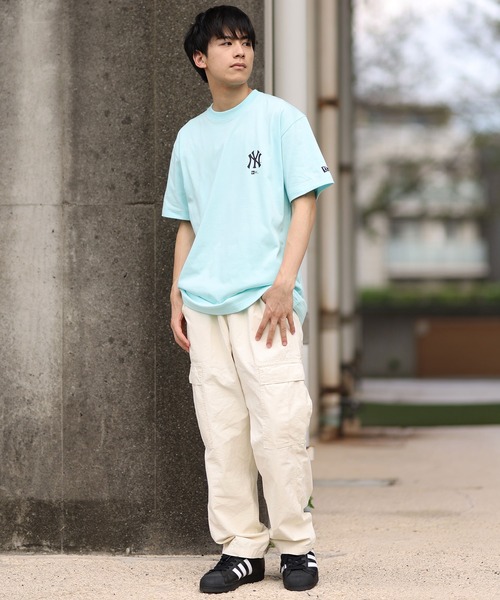 NEW ERA(ニューエラ)の「NEW ERA/ニューエラ 半袖Tシャツ バックプリント 14410091/14410092/14410093(Tシャツ/カットソー・メンズ・ネイビー/ライトブルー/ホワイト・XXL/M/L/XL)」の14枚目の写真