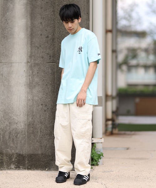 NEW ERA(ニューエラ)の「NEW ERA/ニューエラ 半袖Tシャツ バックプリント 14410091/14410092/14410093(Tシャツ/カットソー・メンズ・ネイビー/ライトブルー/ホワイト・XXL/M/L/XL)」の15枚目の写真
