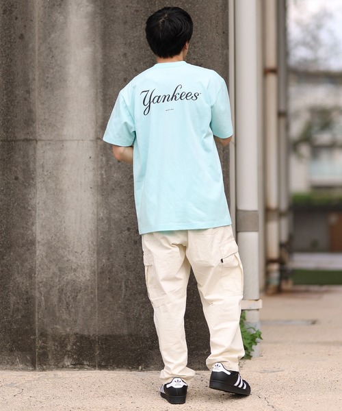 NEW ERA(ニューエラ)の「NEW ERA/ニューエラ 半袖Tシャツ バックプリント 14410091/14410092/14410093(Tシャツ/カットソー・メンズ・ネイビー/ライトブルー/ホワイト・XXL/M/L/XL)」の16枚目の写真