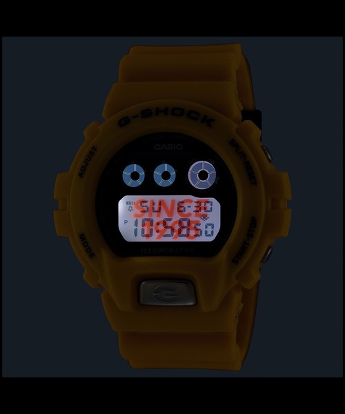 G-SHOCK(ジーショック)の「DW-6900 30TH ANNIVERSARY MODELS / DW-6900TR-9JR(デジタル腕時計・メンズ・イエロー×ブラック・FREE)」の3枚目の写真