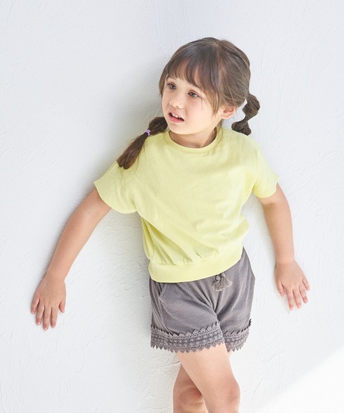 pairmanon（ペアマノン）の「【綿100%】ドルマン コンパクト Tシャツ（Tシャツ/カットソー・キッズ・ブラック/グリーン系その他/ライトベージュ・150/90/100/110/120/130/140）」の16枚目の写真