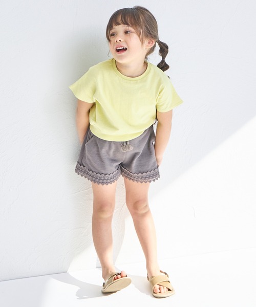 pairmanon（ペアマノン）の「【綿100%】ドルマン コンパクト Tシャツ（Tシャツ/カットソー・キッズ・ブラック/グリーン系その他/ライトベージュ・150/90/100/110/120/130/140）」の18枚目の写真