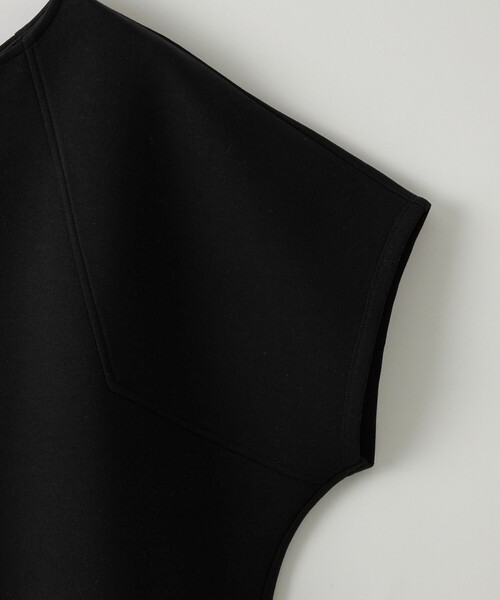 EMMEL REFINES(エメルリファインズ)の「<EMMEL REFINES>EM ダンボール 2WAY ジップ プルオーバー(Tシャツ/カットソー・レディース・オフホワイト/ブラック・FREE)」の10枚目の写真