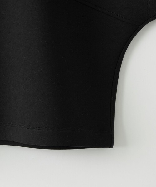 EMMEL REFINES(エメルリファインズ)の「<EMMEL REFINES>EM ダンボール 2WAY ジップ プルオーバー(Tシャツ/カットソー・レディース・オフホワイト/ブラック・FREE)」の11枚目の写真