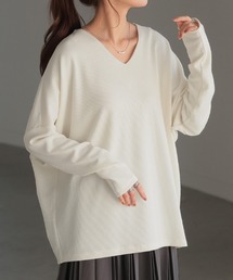 もちっと VネックドルマンロンT