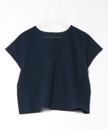 Vネック プルオーバー」に該当するシャツ/ブラウス（ブルー・ネイビー