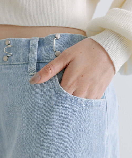 セール】メニ―リボンデニムパンツ（その他パンツ）｜OLIVE des