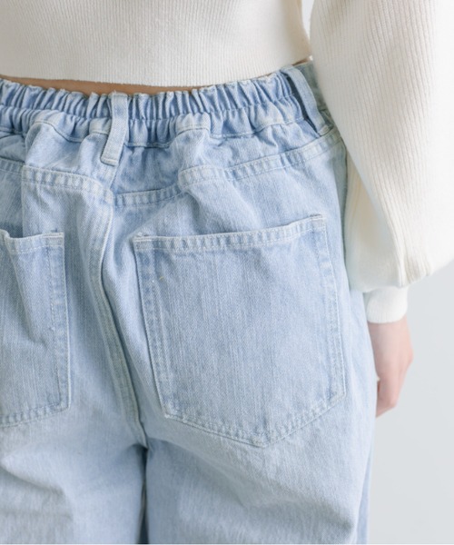 OLIVE des OLIVE(オリーブデオリーブ)の「メニ―リボンデニムパンツ(その他パンツ・レディース・サックスブルー・MEDIUM/SMALL)」の5枚目の写真