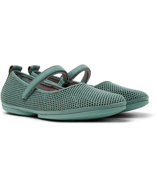 CAMPER（カンペール）の「[カンペール] RIGHT NINA / フラットシューズ（バレエシューズ・レディース・グリーン系その他5・25.5cm/25.0cm/24.0cm/23.0cm/23.5cm/22.5cm）」の3枚目の写真