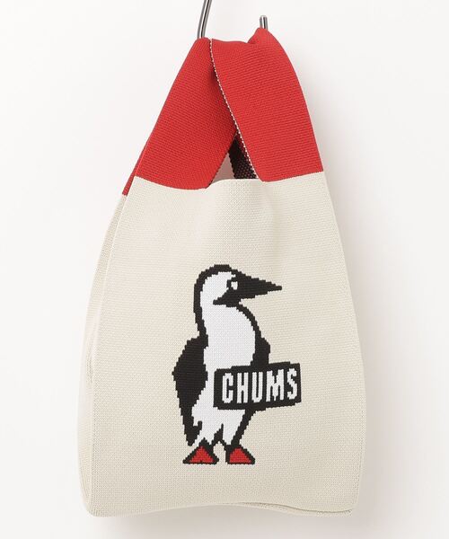 CHUMS（チャムス）の「【CHUMS】 Jacquard Knit Mini Tote Bag ジャガードニットミニトートバッグ（トートバッグ・メンズ・ブラック/ベージュ/ブラック系その他・FREE）」の4枚目の写真