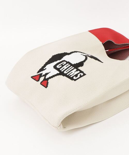 CHUMS（チャムス）の「【CHUMS】 Jacquard Knit Mini Tote Bag ジャガードニットミニトートバッグ（トートバッグ・メンズ・ブラック/ベージュ/ブラック系その他・FREE）」の5枚目の写真