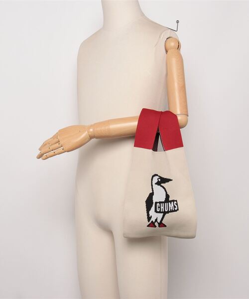 CHUMS（チャムス）の「【CHUMS】 Jacquard Knit Mini Tote Bag ジャガードニットミニトートバッグ（トートバッグ・メンズ・ブラック/ベージュ/ブラック系その他・FREE）」の9枚目の写真