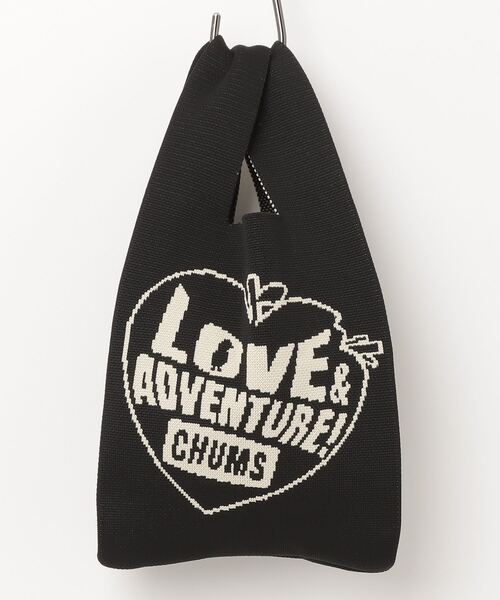 CHUMS（チャムス）の「【CHUMS】 Jacquard Knit Mini Tote Bag ジャガードニットミニトートバッグ（トートバッグ・メンズ・ブラック/ベージュ/ブラック系その他・FREE）」の7枚目の写真
