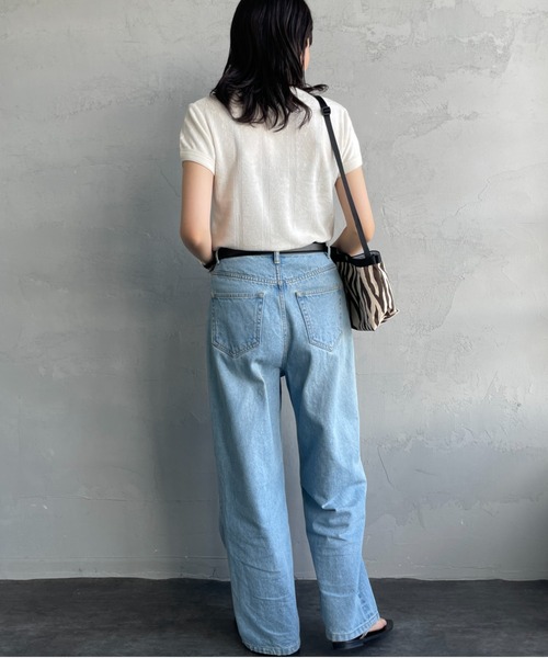 MILLER（ミラー）の「[MILLER/ミラー] パネルリブ パイルカットソー（Tシャツ/カットソー・レディース・ラベンダー/アイボリー/チャコールグレー・F）」の10枚目の写真