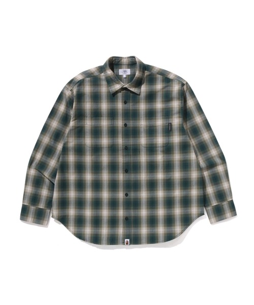 OMBRE CHECK COLLEGE RELAXED FIT SHIRT（シャツ/ブラウス）｜A