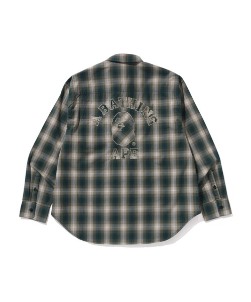 OMBRE CHECK COLLEGE RELAXED FIT SHIRT（シャツ/ブラウス）｜A