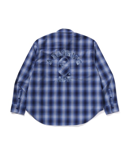 OMBRE CHECK COLLEGE RELAXED FIT SHIRT（シャツ/ブラウス）｜A