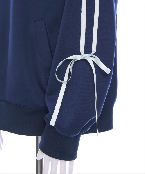 clear（クリア）の「サイドラインリボントラックジャケット［大人カジュアル リボン］（その他アウター・レディース・アイボリー/ネイビー・F）」の16枚目の写真