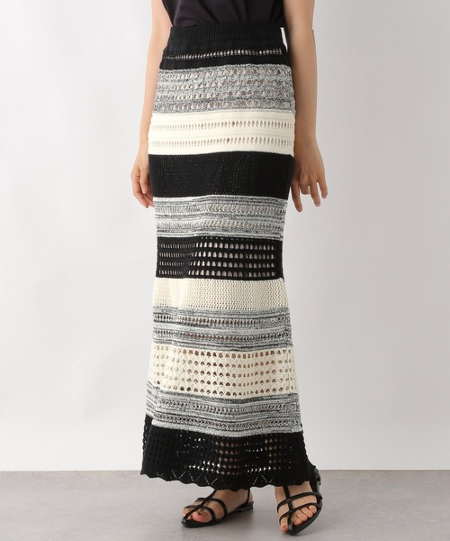 ちびページ LEPSIM スカート 7ゲージパッチワークメッシュスカート 308323