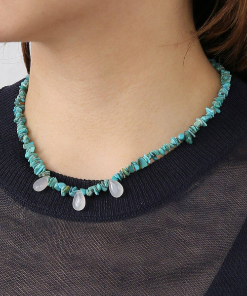 Noble(ノーブル)の「STEEN/スティン Samarkand Blue Necklace(ネックレス・レディース・ブルー・FREE)」の1枚目の写真