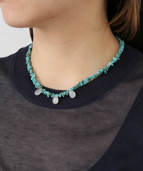 Noble(ノーブル)の「STEEN/スティン Samarkand Blue Necklace(ネックレス・レディース・ブルー・FREE)」の9枚目の写真