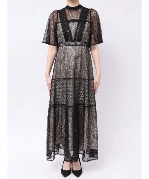 MERCURYDUO（マーキュリーデュオ）の「ミックスレースフレアスリーブ