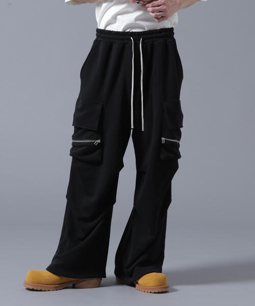DANKE SCHON(ダンケシェーン)の「【WEB&DEPOT限定】DankeSchon/ダンケシェーン/SWEAT WPOCKET CARGO(その他パンツ・レディース・ブラック/グレー・M/L/S/XL)」の1枚目の写真