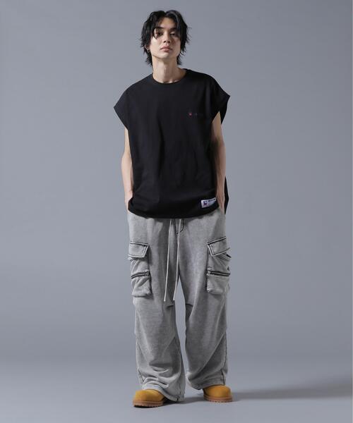 DANKE SCHON(ダンケシェーン)の「【WEB&DEPOT限定】DankeSchon/ダンケシェーン/SWEAT WPOCKET CARGO(その他パンツ・レディース・ブラック/グレー・M/L/S/XL)」の14枚目の写真