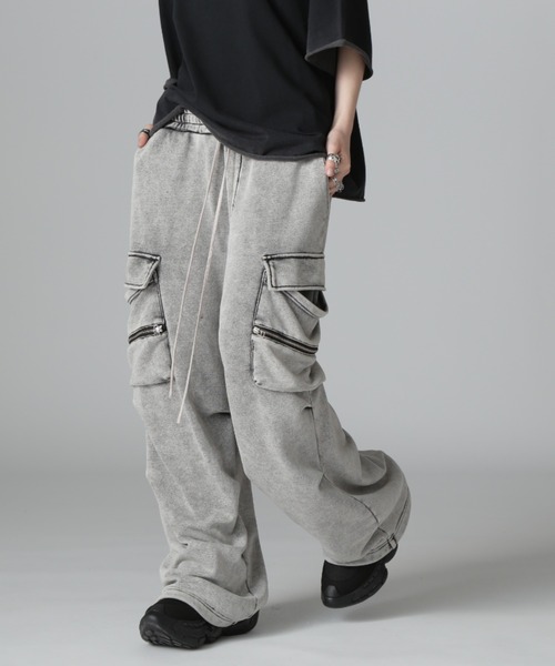 DANKE SCHON（ダンケシェーン）の「【WEB＆DEPOT限定】DankeSchon/ダンケシェーン/SWEAT WPOCKET CARGO（その他パンツ・レディース・ブラック/グレー・M/L/S/XL）」の2枚目の写真