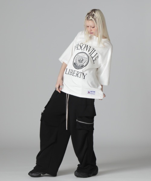 DANKE SCHON（ダンケシェーン）の「【WEB＆DEPOT限定】DankeSchon/ダンケシェーン/SWEAT WPOCKET CARGO（その他パンツ・レディース・ブラック/グレー・M/L/S/XL）」の12枚目の写真