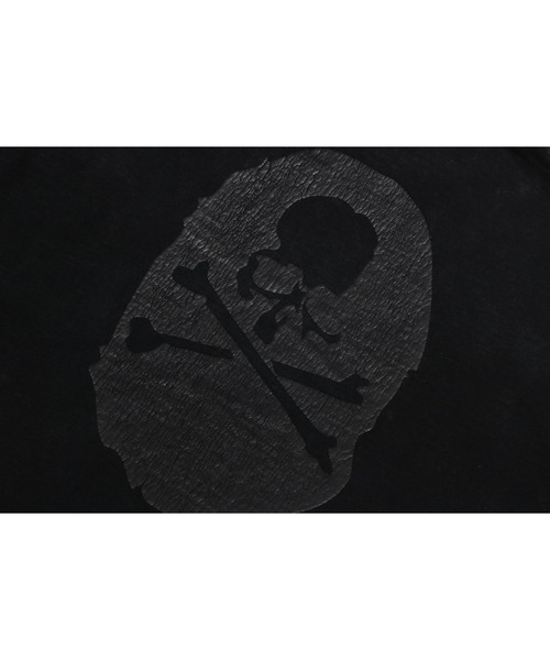 A BATHING APE（アベイシングエイプ）の「MM BAPE GARMENT DYE RELAXED FIT CREWNECK SWEATSHIRT M 14TH 2ND（スウェット・メンズ・ブラック・LARGE/MEDIUM/SMALL）」の4枚目の写真